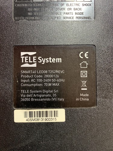 scheda madre TP.MT5510S.PB803 per tv telesystem Smart40 Led08 T2S2HEVC - Foto 3 di 3