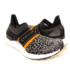 ADIDAS STELLA MCCARTNEY Womens UltraBoost 3D Knit Sneakers Black (MSRP $230)