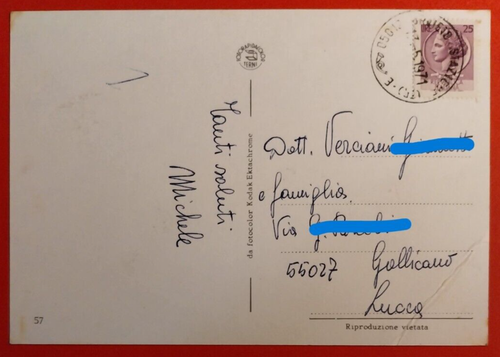 Card Greetings from Orvieto 1971 (C 22) - Picture 2 of 2