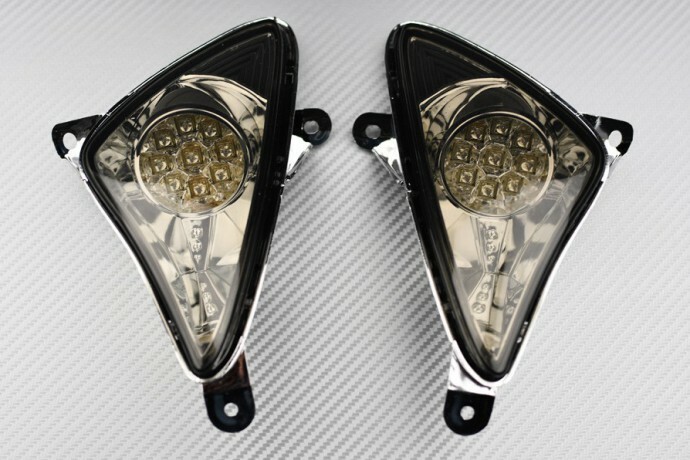 Clignotants avant LED Yamaha TMAX 500 clignotants teintés noirs 2001-2007