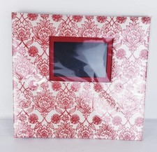 Scrapbook Red  White 12 x 12 Picture Memory Album