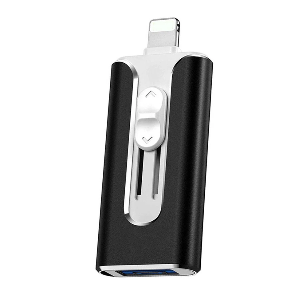 2TB 1TB 3-in-1 USB 3.0 Flash Drive Memory Storage Photo Stick For iPhone iPad PC - Image 2 of 4