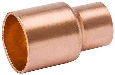 25 PCS) 3/4 Copper Couplings, Lead Free Plumbing Fitting, Cup x Cup Sweat End