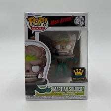 FUNKO POP! MARS ATTACKS! MARTIAN SOLDIER VINYL FIGURE #1877 w/PROTECTOR