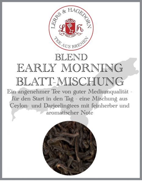 Blend Tea EARLY MORNING BLATT-MISCHUNG 2kg