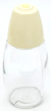 Vintage Gemco Corning Corelle Sugar Shaker Pour Container Beige Sandstone Lid