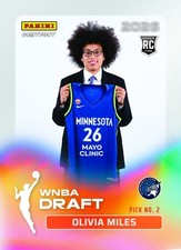 2026 Panini Instant WNBA Olivia Miles ROOKIE CARD DRAFT NIGHT SP Lynx #12 RC