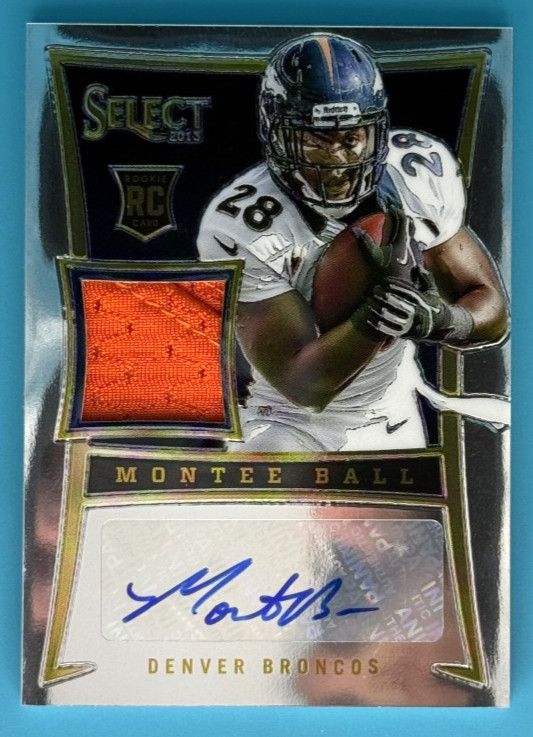 Montee Ball Panini Select #223 Autograph