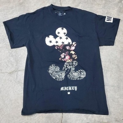 Disney x NEFF Skater Mickey Mouse Paisley Floral Stars Black Graphic Collab