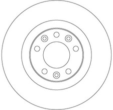 2 x TRW DF6667 Disque de frein pour CITROËN,DS,PEUGEOT
