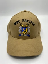 The Corps MSC Pacific MSCPAC Logo Beige Baseball Cap Hat One Size