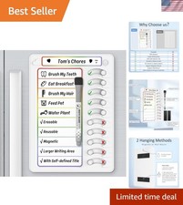 Chore Chart for Kids Dry Erase Chore Board ADHD Tools for Kids to Do List Che...