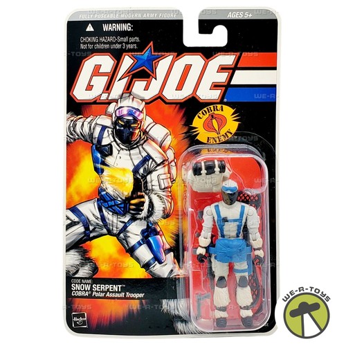 G.I. Joe Snow Serpent Cobra Polar Assault Trooper Actionfigur 2005 Hasbro - Bild 1 von 4