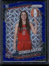 2025 Panini Prizm WNBA #140 Georgia Amoore Blue Velocity Prizms