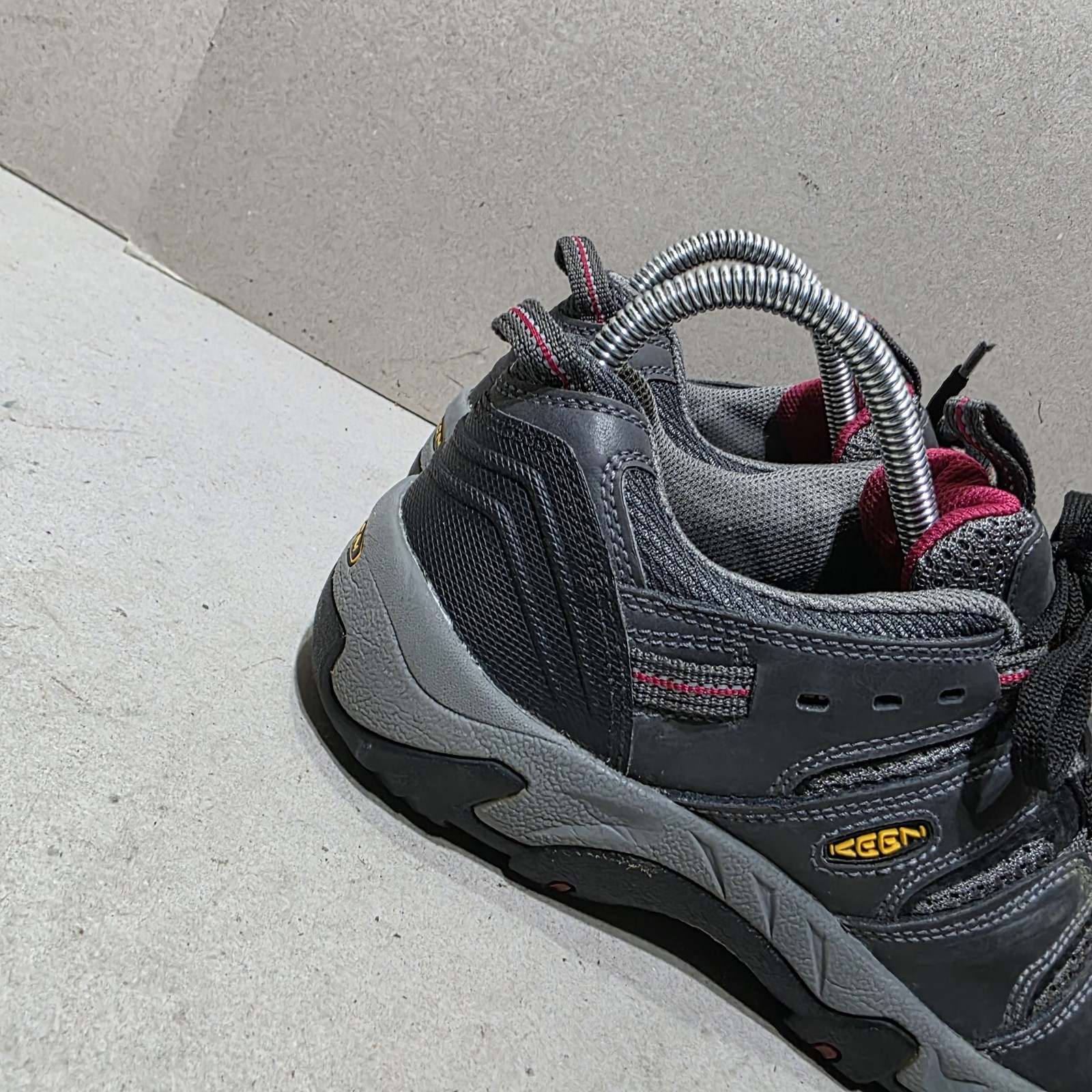 SCARPE DA CAMPEGGIO KEEN OAKRIDGE DONNA SINTETICHE ESCURSIONISMO GRIGIO UK5.5 EU38.5