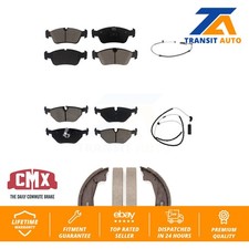 Front Rear Ceramic Disc Brake Pads And Wear Sensors Kit (5Pc) For BMW Z4