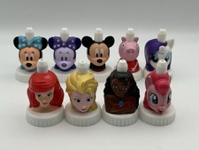 Lot of 9 Good 2 Grow Toppers Disney Princess, Moana, Mickey, Minnie, Peppa Pig