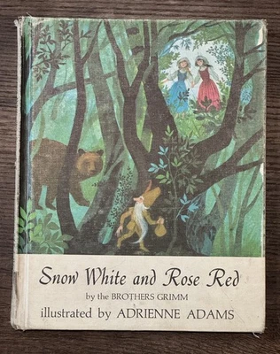 Snow White and Rose Red by Brothers Grimm 1964 Illustrated by Adrienne Adams HC - Image 1 of 4