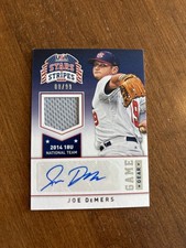 Joe DeMers 2015 USA Baseball Stars Game Gear Jersey Auto #47 Athletics /99