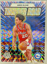 Jared McCain Rookie Card RC - Thunder Road - Panini Mosaic 2024/25 #17 NBA