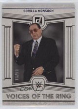 2023 Panini Chronicles WWE Voices of the Ring Blue 16/99 Gorilla Monsoon rp9