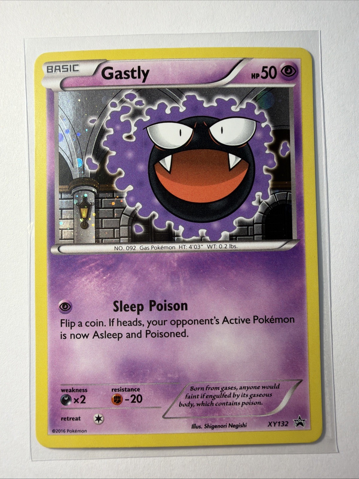 Gastly XY132, NM Holo Promo, Black Star Promo, XY, Pokémon TCG Cards