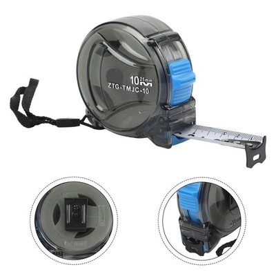 Accurate Transparent Steel Tape Measure with Carbon Steel Cut Resistant Blade