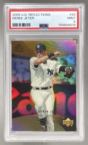 158694419 Derek Jeter 2005 Upper Deck Reflections #93 PSA 9
