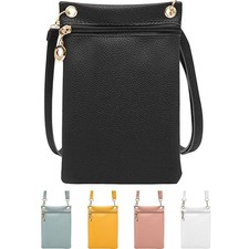 Soft Small Crossbody Mobile Phone Bag Lightweight Phone Pouch Purse Daily Women