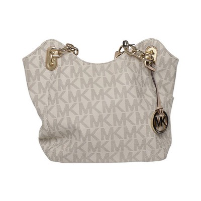 Michael Kors, Handtasche, model: lillie, Damen, Beige, Print, 34, 10, 27 cm #SgO