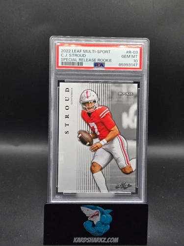 2022 Leaf Multi Sport CJ Stroud Special Release Rookie PSA 10
