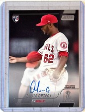 Oliver Ortega 2022 Topps Stadium Club Auto RC #SBCA-OO LA Angels