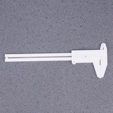  6pcs plastica mini calibro a corsoio metrico portatile scorrevole tasca calibro