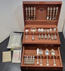 2300g Gross Sterling Silver Flatware Wallace Lucerne 54 Pieces w/Naken's Chest