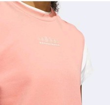 New ADIDAS Select Sleeveless Basketball Top Wonder Clay Pink Women's SIZE SMALL