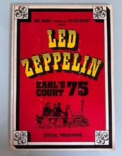 Led Zeppelin Earl’s Court 1975 Original Official Concert Programme Complete