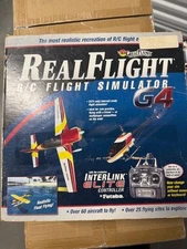 Great Planes RealFlight G4 R/C Flight Simulator Box InterLink Controller Futaba