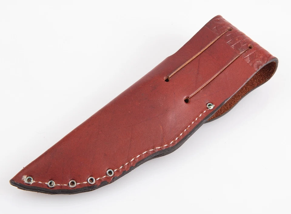 Vintage Case XX Li’l Devil Fixed Blade Knife Leather Sheath USA P51 SSP 1970’s - Image 4 of 4