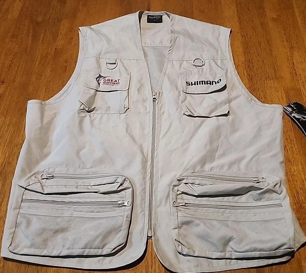 Shimano Great Northern Brewing Fishing Vest New With Defects Outdoors Rare