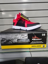 SEADOO UNISEX WATER SHOE RED/BLACK SIZE 8 4442592830