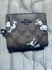 COACH PEANUTS Bi-fold Wallet CB