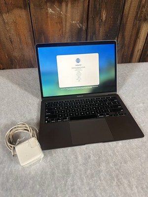 MacBook Air 13  (M1 Chip, 8GB Ram, 128GB SSD) Space Gray Laptop Very Nice