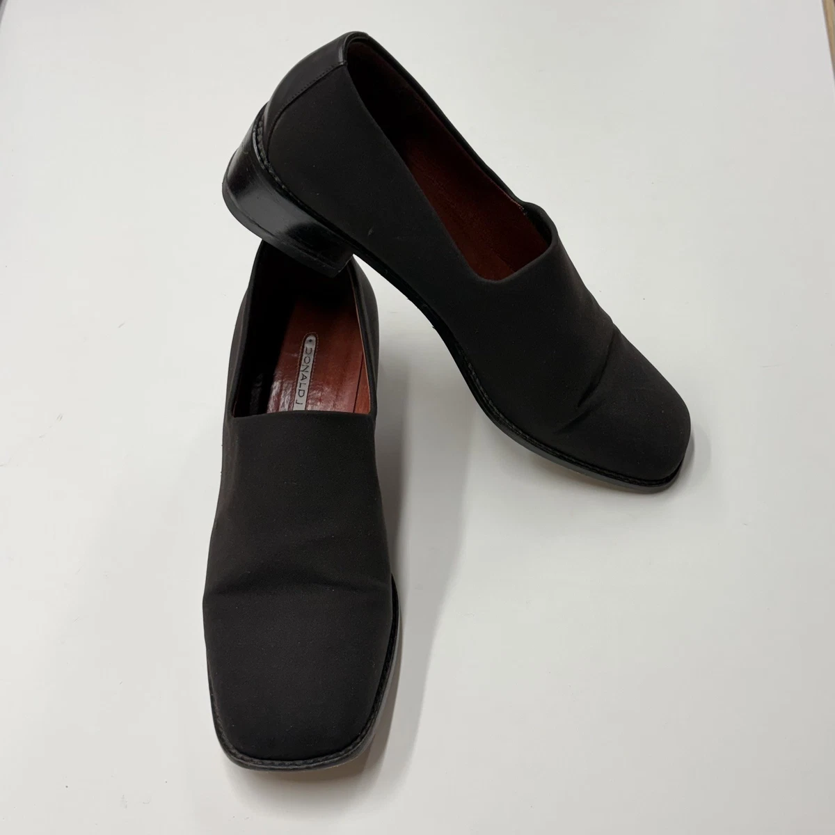 Donald Pliner Slip-On Dress Shoes in Black platform heel 9m Frannie in focus: Block heel brillance ✨ #donaldpliner main image 4