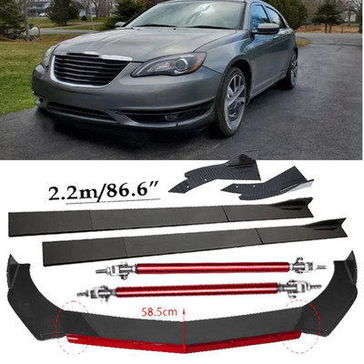 For Chrysler 200 300 Front Bumper Rear Lip Spoiler Splitters Body Kit
