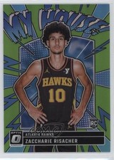 2024 Panini Donruss Optic My House Lime Green Prizm /199 Zaccharie Risacher 0h2m