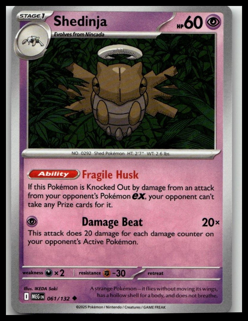 Shedinja - Uncommon ME01: Mega Evolution 061/132 NM