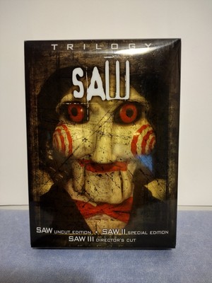 SAW Trilogy DVD Set SAW Uncut Edition- SAW II Special Ed.- SAW III Directors USA