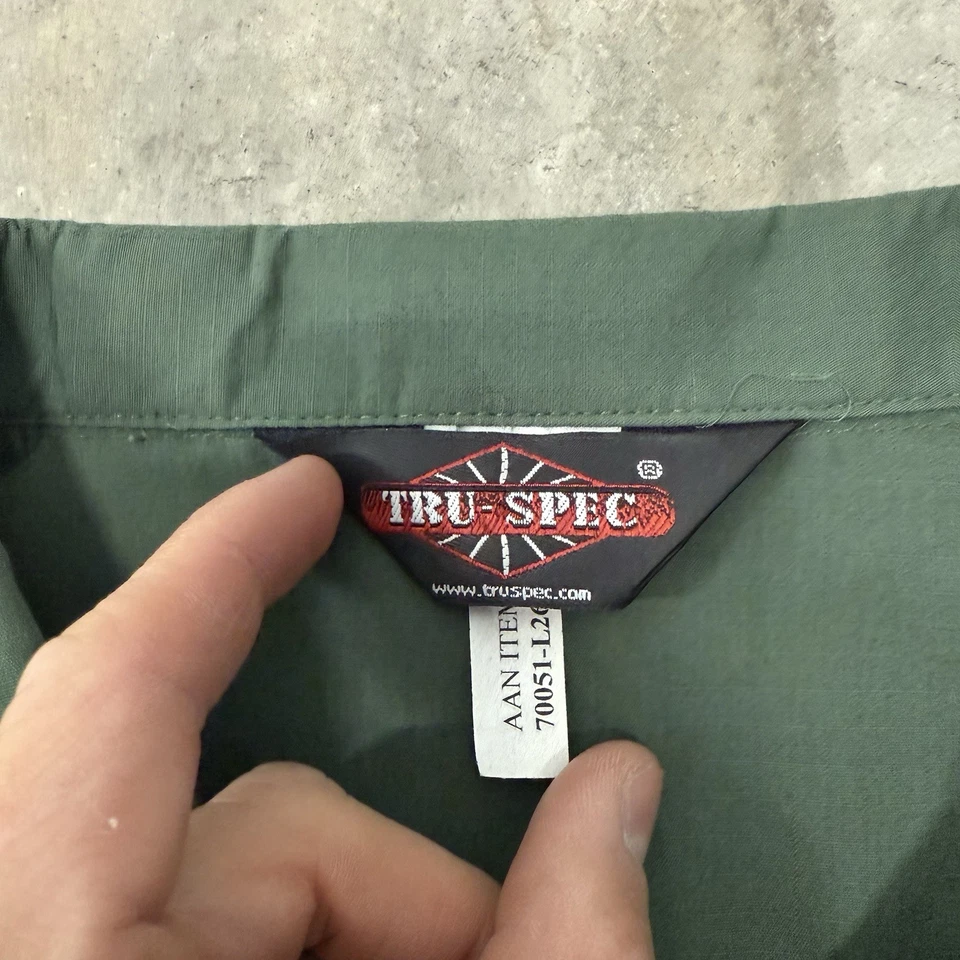 Tru-Spec Ripstop Combat Utility Shirt Short Sleeve  Mens Size Medium - Image 4 of 4