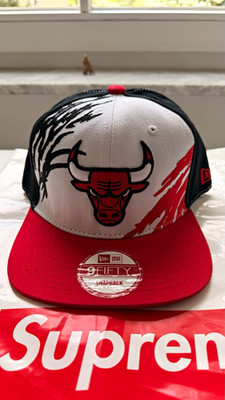 New Era 9FIFTY Snapback NBA Chicago Bulls Cap Rot/Weiß/Schwarz Einheitsgröße