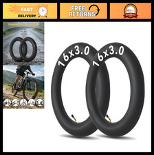 2-Pack E-Bike Inner Tubes 16x3.0 16x3.25 for Electric Scooters Bent Valve